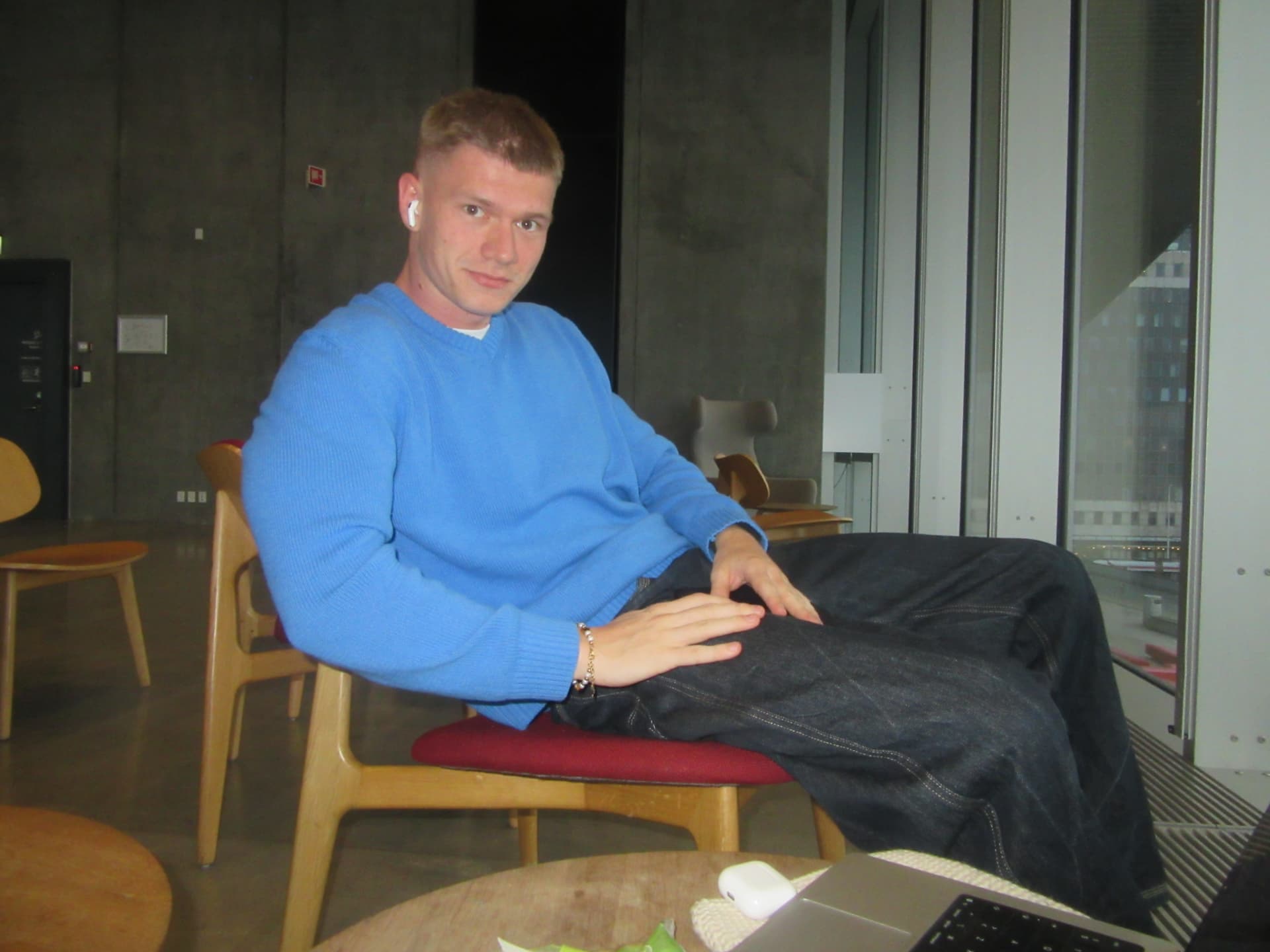 Portræt af Mikkel Dickow